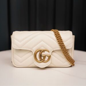 Gucci Mormont white leather